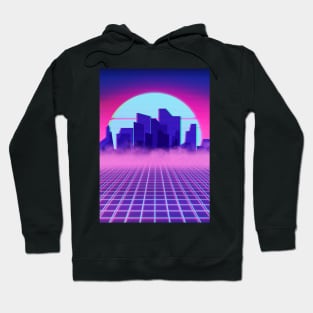 Outrun neon night Hoodie